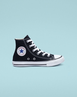 Converse Chuck Taylor All Star Fiu Magasszárú Fekete | IOYCTGS-HU